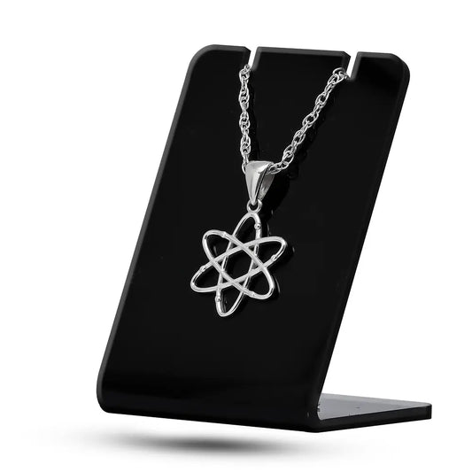 Colgante atomo en plata 950