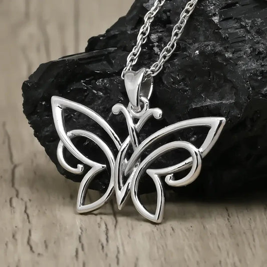 Colgante mariposa en plata 925