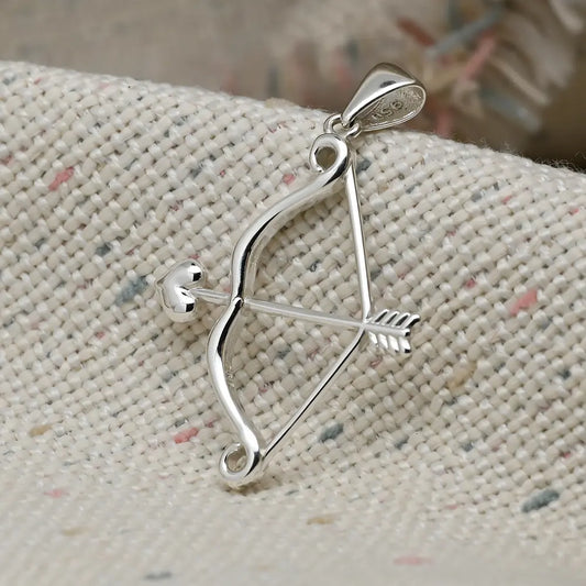 Colgante arco san valentin en plata 950