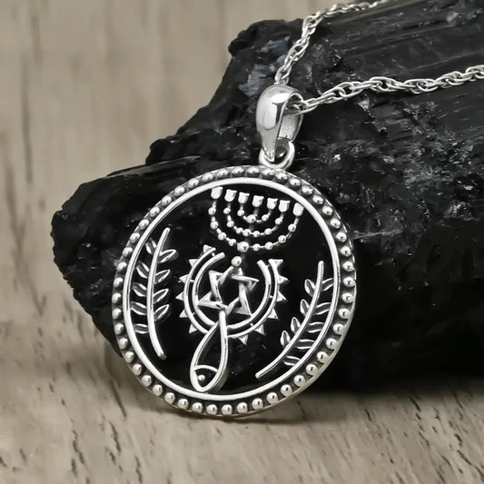 Colgante estrella de david en plata 925