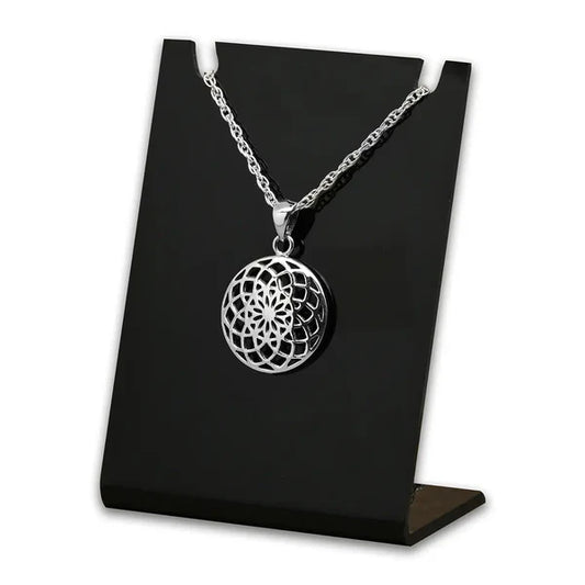 Colgante flor de la vida en plata 925