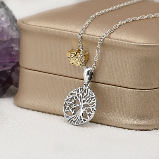 Colgante arbol de la vida en plata 950