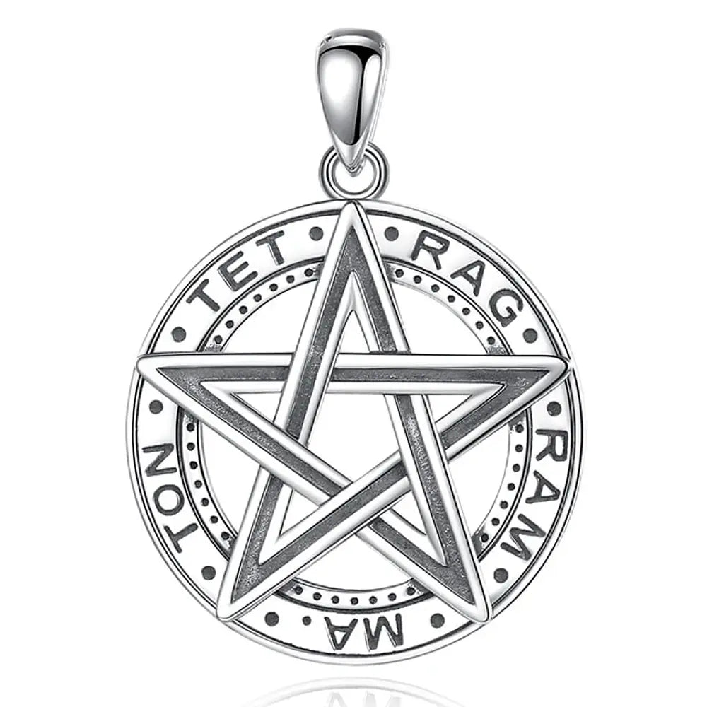 Colgante tetragrammaton en plata 925