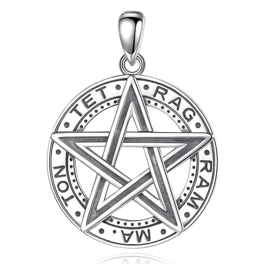 Colgante tetragrammaton en plata 925