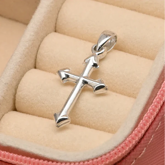 Colgante cruz en plata 925