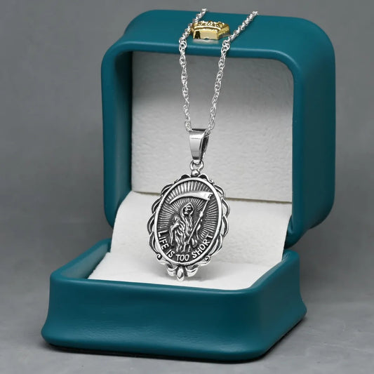 Colgante santa muerte en plata 925