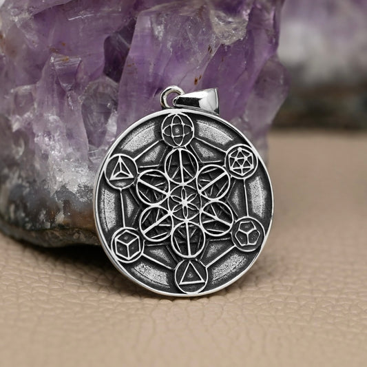 Colgante metatron en plata 925