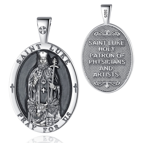 Colgante san lucas en plata 925
