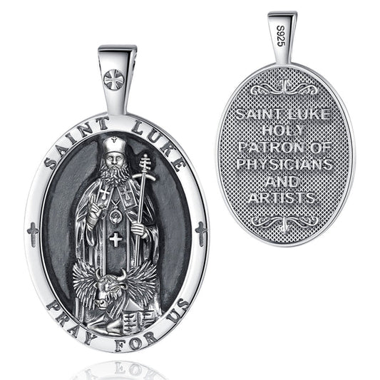 Colgante san lucas en plata 925