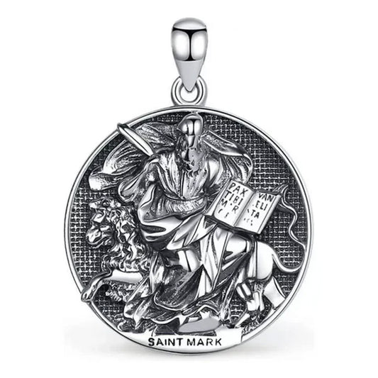 Colgante san marcos en plata 925